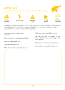 Mindset Worksheet Sample